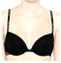 Calvin Klein Women's Perfectly Fit Push Up Plunge Memory Touch Bra, Size 34 C - Black