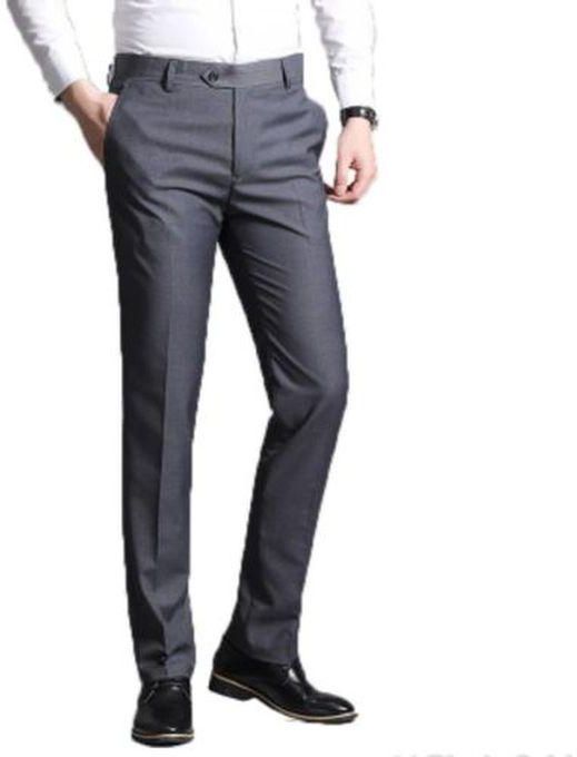 Smart Suit Trousers For Men-grey