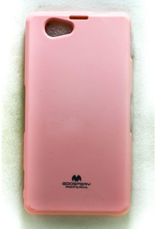 Back Cover For Sony Xperia Z1 Mini - White pink