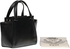 Lauren By Ralph Lauren 431617421001 Satchel Bag for Women - Leather, Black