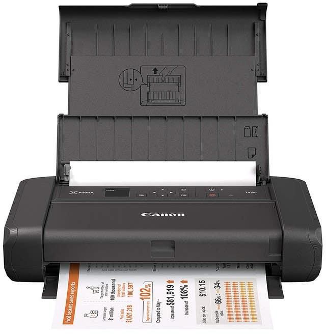 Get Canon Pixma TR150 Portable Inkjet Printer, Wireless - Black with best offers | Raneen.com