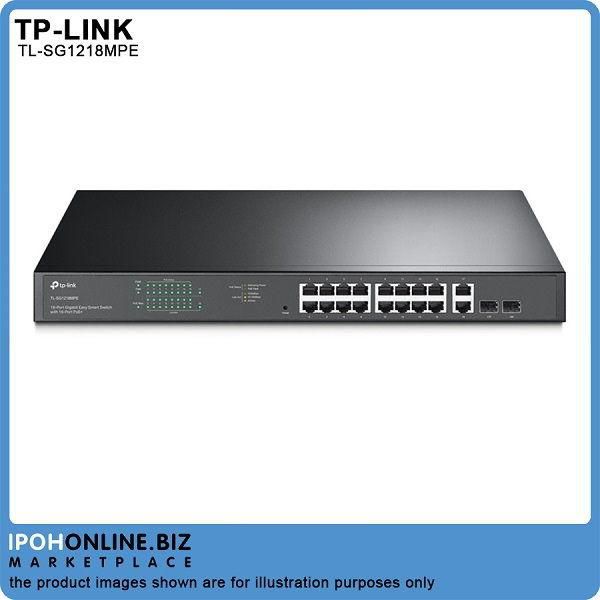 TP-LINK TL-SG1218MPE 18-Port Gigabit Easy Smart Switch With 16-Port POE+