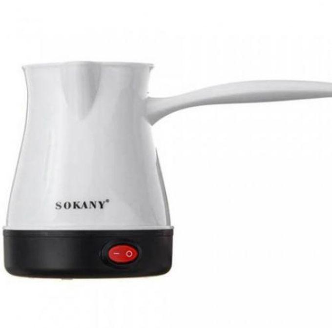 Sokany كاتل لصنع القهوة التركية SK-205 - ابيض