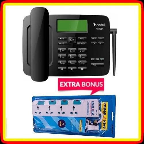 Bontel T1000 GSM FIxed Wireless Landline Desktop Phone featured p.hone + Free Gift