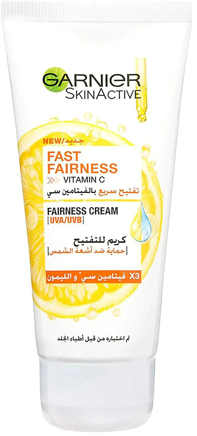 Garnier skinactive fast fairness day cream with 3x vitamin c and lemon 50ml