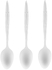 Get Nouval Stainless Steel Tea Spoons Set, 3 Pieces - Silver with best offers | Raneen.com