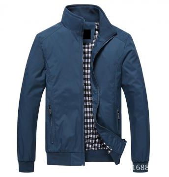 Men's Jacket Fashion Brand Clothes Men Windbreaker Soft shell Plus Size M-5XL Casual Jackets 65082 blue m