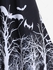 Halloween Pumpkin Tree Bat Print A Line Dress - 5x | Us 30-32