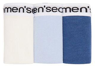 Women Secret Pack of 3 blue logo cotton panties