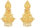 شاينينج ديفا فاشون طقم عقد بتصميم شوكر للنساء، طقم مجوهرات تقليدي مطلي بالذهب بوزن 1 غرام للنساء (ذهبي) (11534)، مقاس واحد