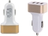 Triple USB Universal Car Charger Adapter 3 Port 2.1A 1A For iPhone Samsung HTC LG - Gold