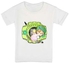 The Anime Digimon Printed T-Shirt White/Green/Pink