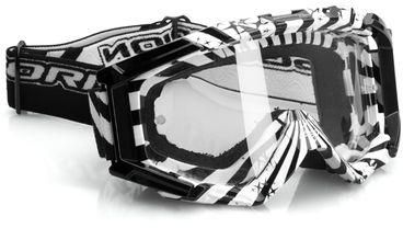 Scorpion Off-Road Helmet Goggles - White/Black