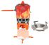 WILD-WIND Star X3 Outdoor Camping and Backpacking Stove Cooking System ：Portable Camping Stove with Piezo Ignition POT Support.