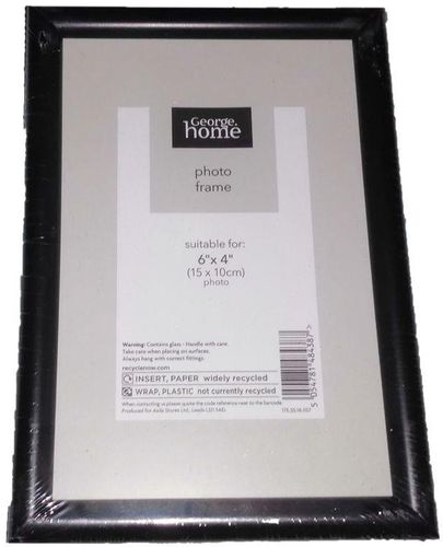 George Home Black Frame 6″ X 4″, George Home