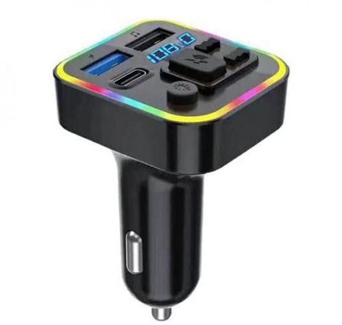 M3 MP3 Car Charger With Bluetooth Screen TYPE-C Wireless FM Radio, USB Port Mobile Charger, USB Flash Card, SD Card