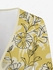 Plus Size Poet Sleeves Floral Leaf Print Shirt with Tied Belt - 6x
