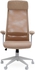 Pan Home Sylphy Office High Back Chair Mesh And Fabric- 65X66X127 cm Beige