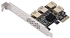 Generic PCI-E PCI-E Express 1X To 16X Riser Extender Extension Adapter Card 6Pin Cable