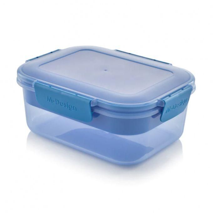 M Design Lunch Box - Blue - 1600 Ml.