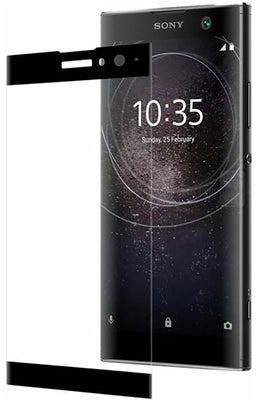 Full Protection Tempered Curved Glass Screen Protector For Sony Xperia XA2 Black/Clear