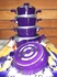 Lines Ceramic Cookware set 9 Pcs.- Purple