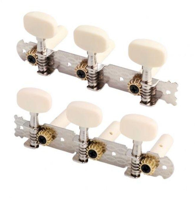 Classical Acoustic Guitar Tuning Machine Heads Pegs Keys Tuners Pair L+R With Screws