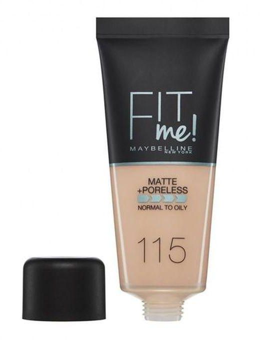 Maybelline New York Fit Me Matte + Poreless Liquid Foundation - 115 Ivory