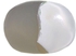 حجر عقيق يماني أبيض وشفاف مصور بوزن 8 قيراط