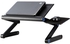 Portable and Adjustable Laptop Table with Big USB cooling Fan