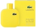 Eau de Lacoste L.12.12 Yellow Jaune by Lacoste for Men - Eau de Toilette, 100ml