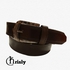 Chrisly Genuine Natural Brown Leather Belt From Chrisly