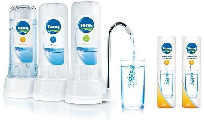Tank Power Water Filter - 3 Stages + 2 Free Cartridges