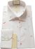 Hawes & Curtis Men's Formal White Small Dragonflies Design Slim Fit Shirt