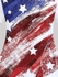 Plus Size Patriotic American Flag Print Tee - M | Us 10