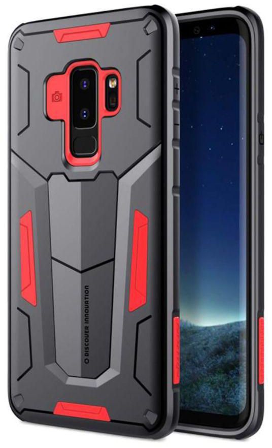 Combination Defender Case Cover For Samsung Galaxy S9+ Black/Red