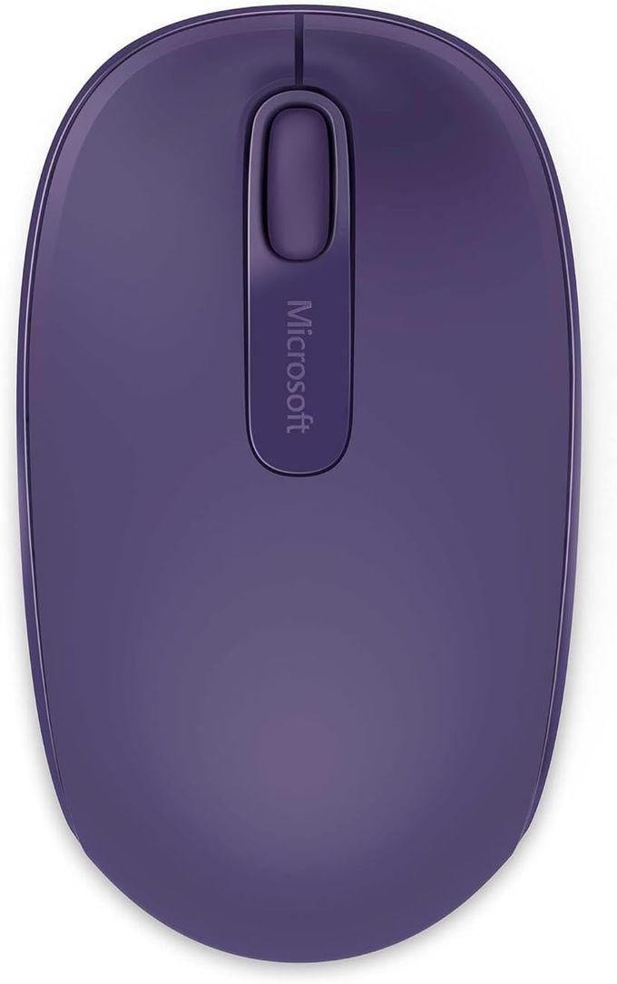Microsoft 1850 Wireless Mobile Mouse, Purple, U7Z-00044
