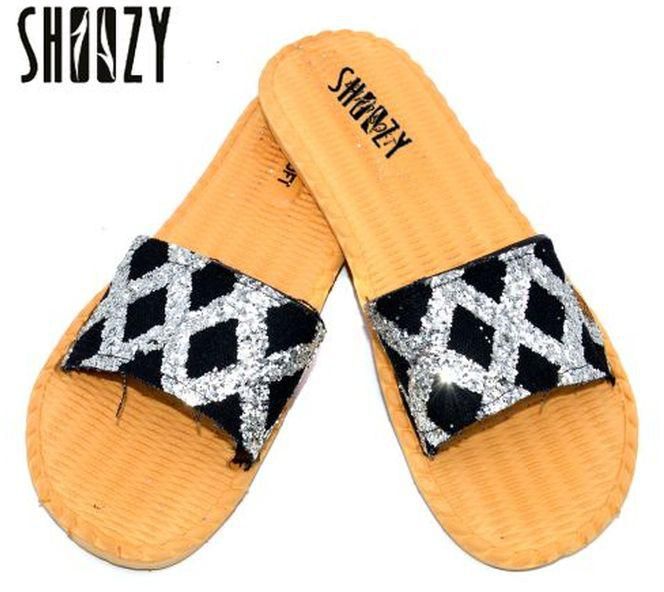 Shoozy Flat Slippers - Black