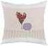 Romantic Printed Cushion Cover Off-White/Purple/Pink 40 x 40cm