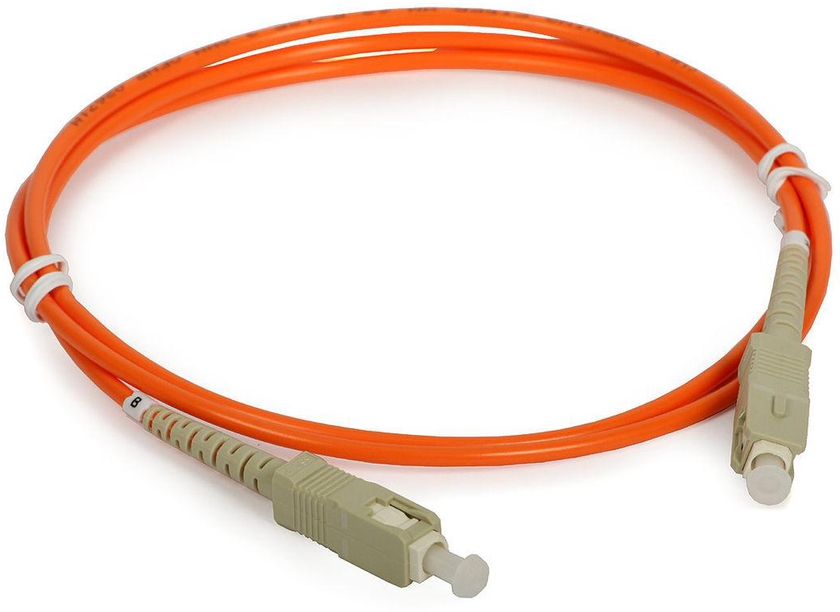 Dintek Fiber Patch Cord 62.5/125um Multi mode (MM) SC to SC 3Meter Cable (Orange)