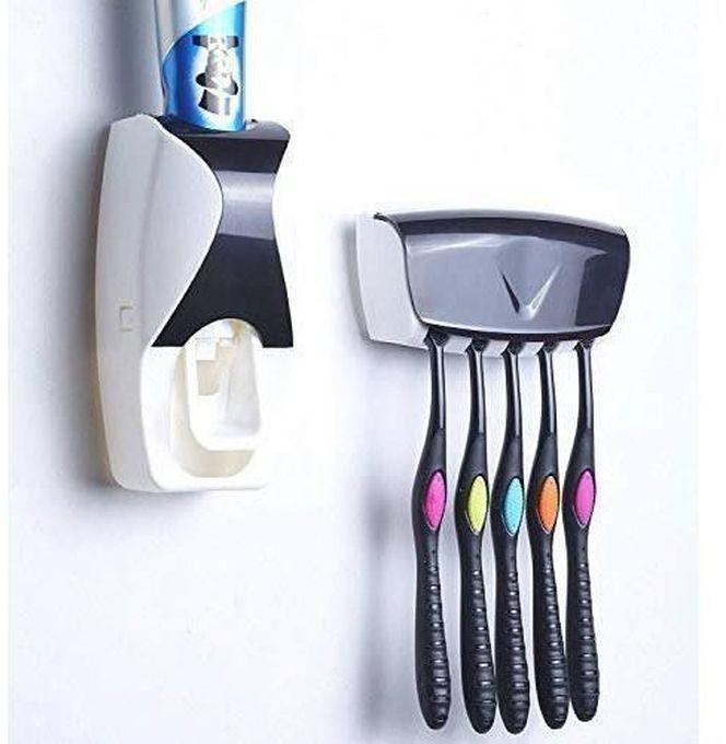 New Tooth Paste Dispenser And Brush Holder