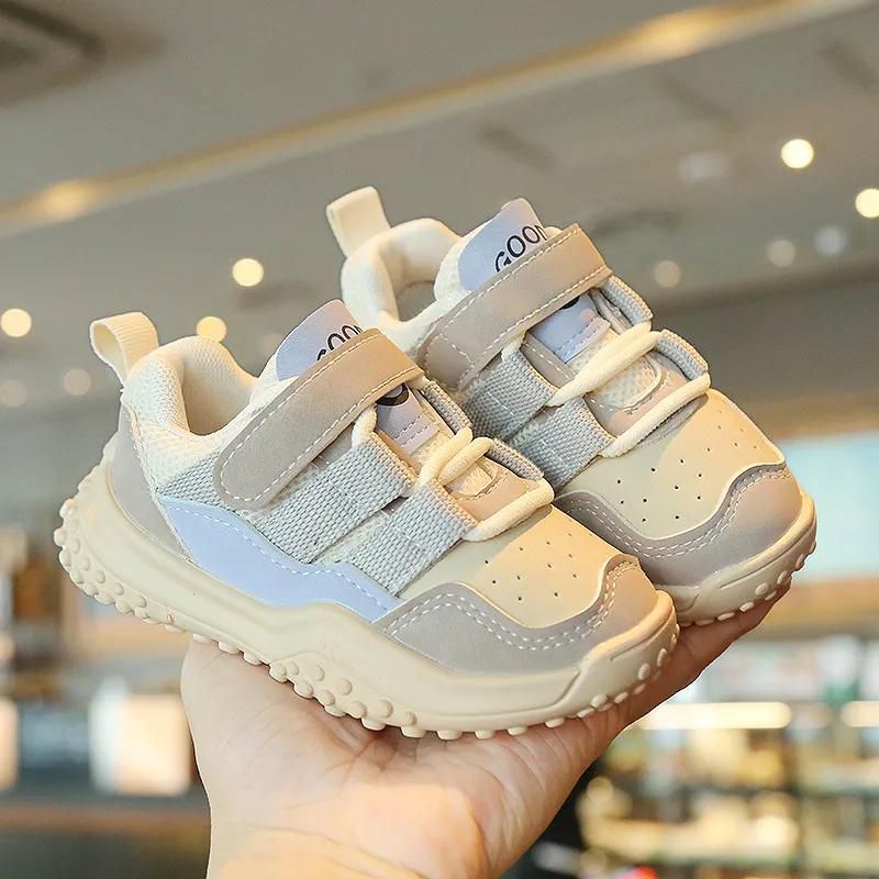 Athletic Kids Shoes Children's Sneakers Spring And Autumn 2022 New Style Boys' Casual Shoes Non Slip Girls' Daddy Shoes Soft Soled Baby Shoes List