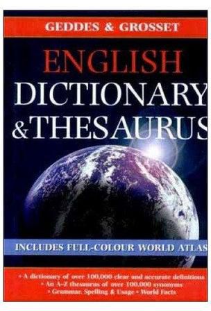 English Dictionary And Thesaurus Hardcover
