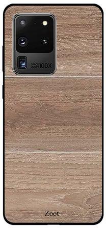 Skin Case Cover -for Samsung Galaxy S20 Ultra Wooden Grey Brown Wooden Grey Brown