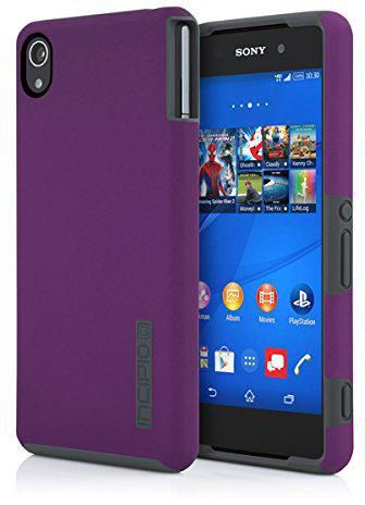 Incipio DualPro Case for Sony Xperia Z3v, Purple/Gray