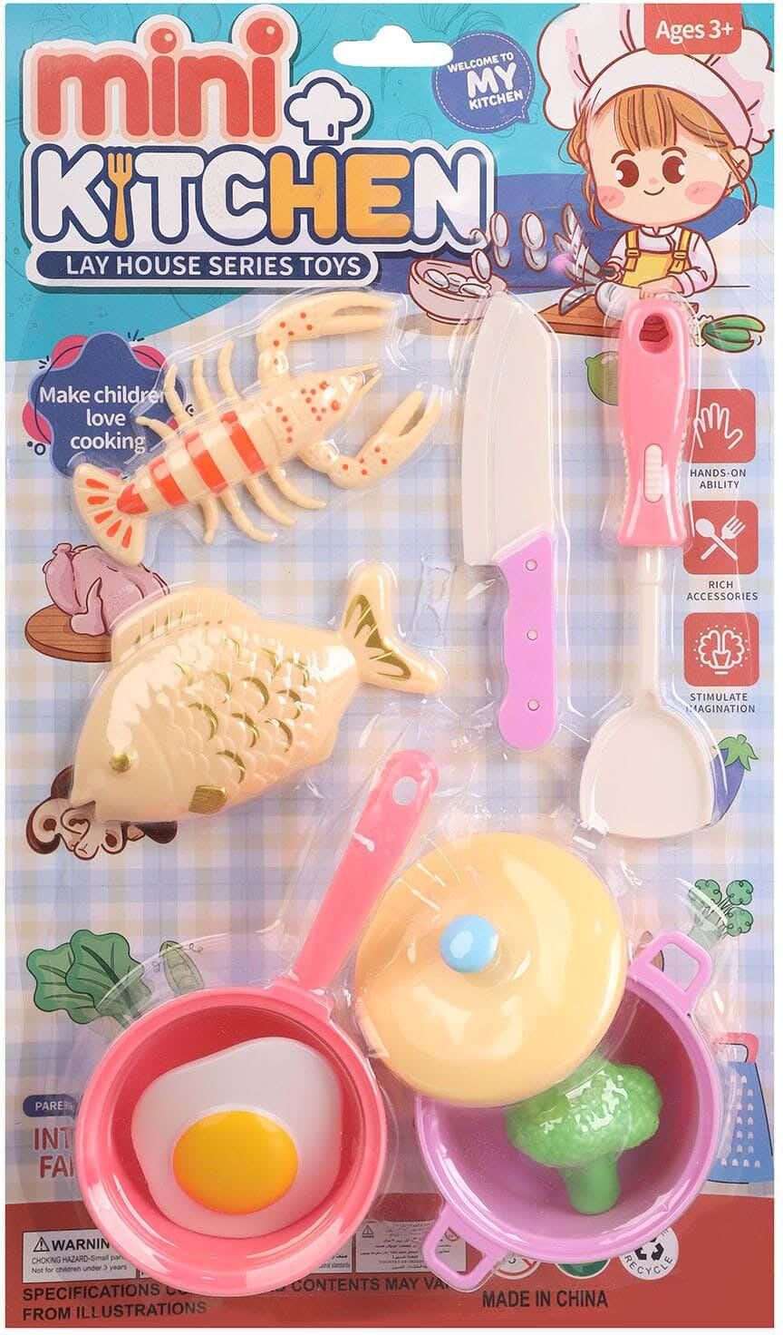 Get Kitchen Tools Toy Set, 9 Pieces - Multicolor with best offers | Raneen.com