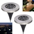 Solar Lamp External, Waterproof With Stainless Steel - 8 Lights