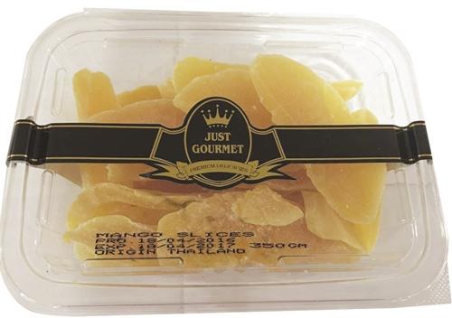 Just Gourmet Dried Mango Slices - 350 g