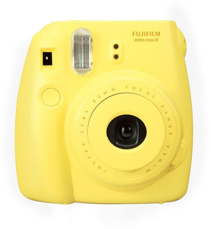 Fujifilm instax Mini 8, Instant Camera, Yellow