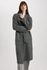 Defacto Woman Tricot Relax Fit Shawl Neck Long Sleeve Cardigan